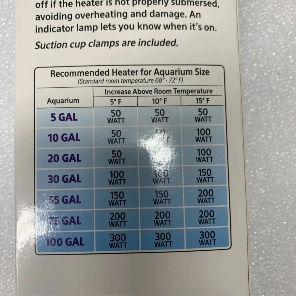 Aqueon 200W Preset Aquarium Submersible Heater up to 75 gal. All Water Types